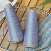Shiny silver and gold yarn woven INS thread