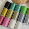 Shiny woven thread Small silver and gold thread