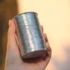 Shiny woven thread Small silver and gold thread