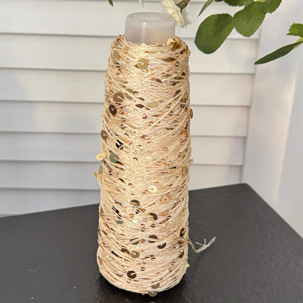 Sequin Knitting Yarn 1mm Core-Spun Hand Crochet Yarn Bag