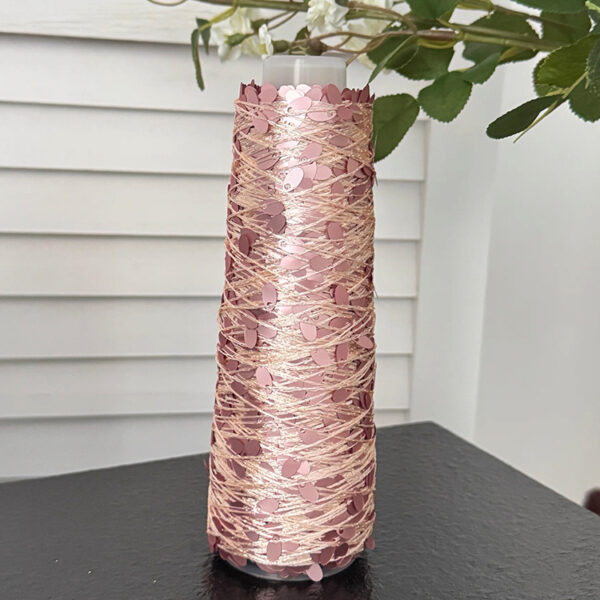 Sequin Knitting Yarn 1mm Core-Spun Hand Crochet Yarn Bag